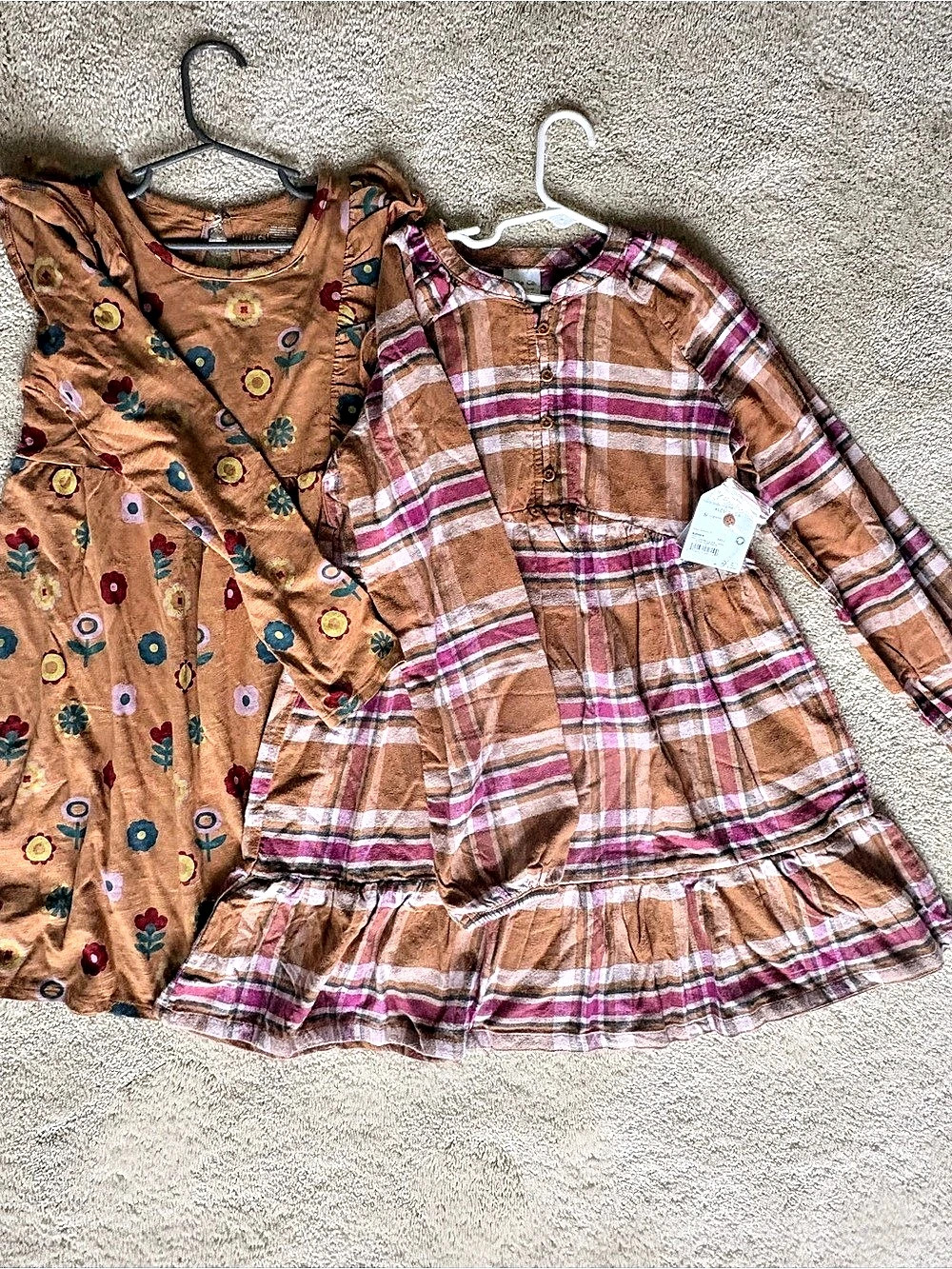 Little Co. by Lauren Conrad Girls Floral Plaid Dress Set